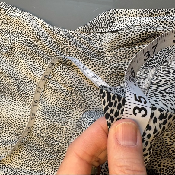 Angel Eye London Black White Sleeveless A-line knee length Dress women's size S - Picture 10 of 11